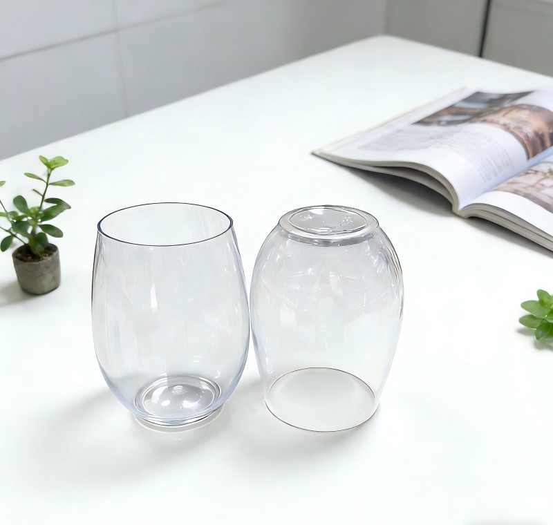 Gwydr Gwin Plastig Oversized