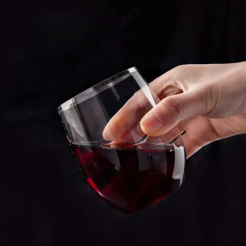 recyclable plastic wine glass with silver rim recyclable plastic wine glass with silver rim